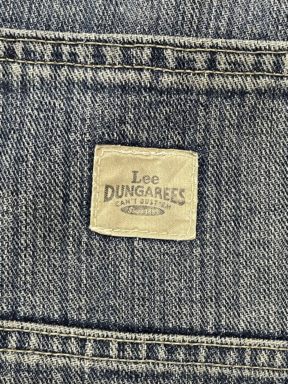 Lee Vintage 90s Lee Dungarees Faded Wash Carpenter Baggy Jeans Size US 32 / EU 48 - 9 Thumbnail