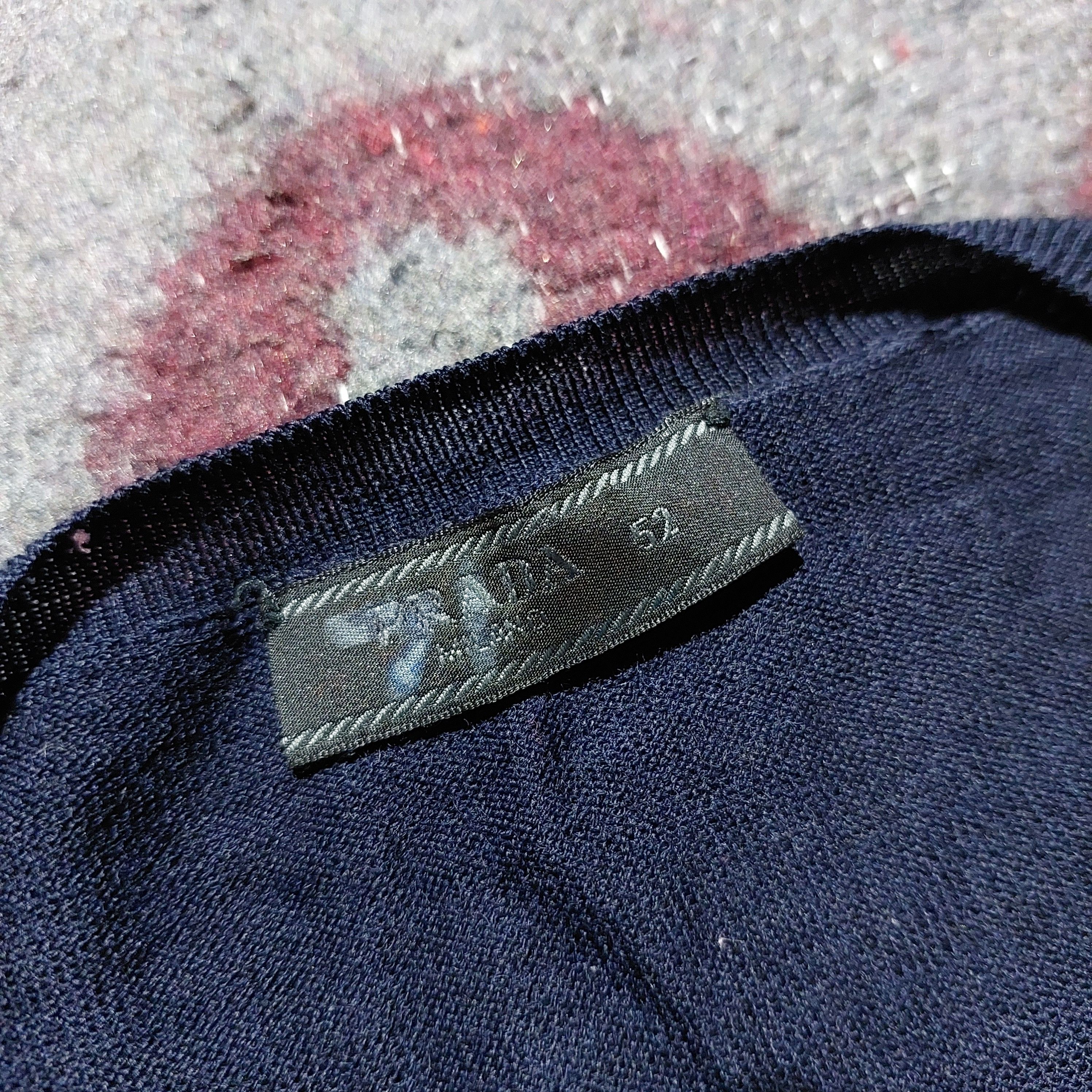 Prada Prada 2019 navy wool knitwear Size US S / EU 44-46 / 1 - 8 Thumbnail