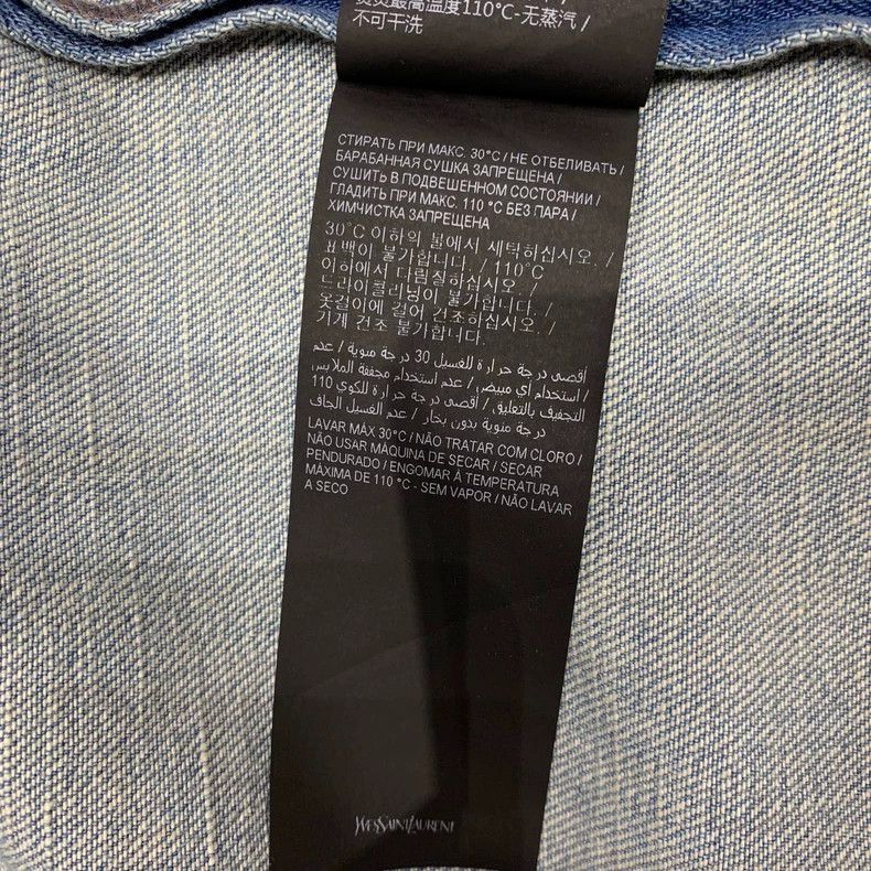 Saint Laurent Paris Saint Laurent Paris Collar short sleeved shirt-2506 Size US XL / EU 56 / 4 - 7 Thumbnail