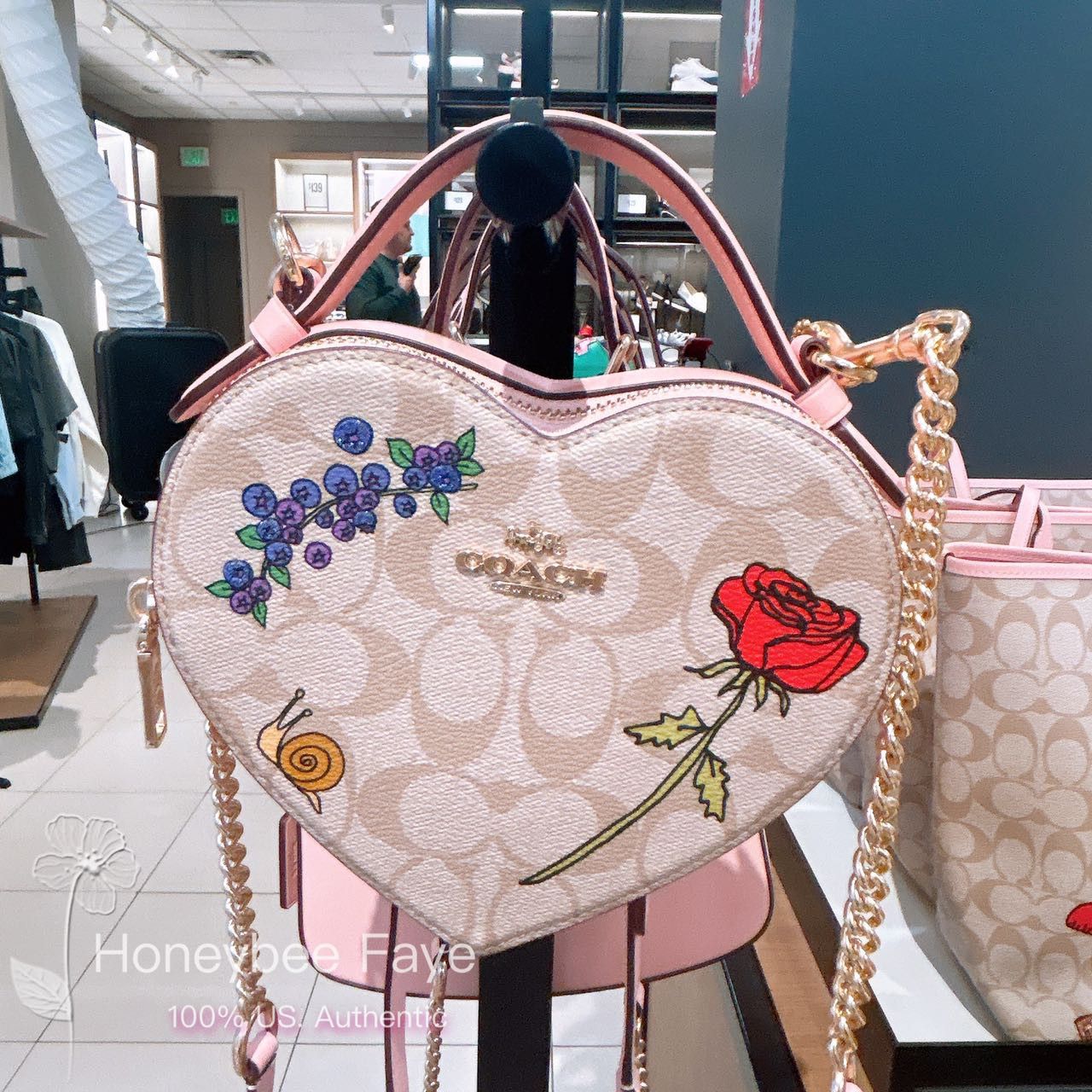 Coach Observed By Us Heart Crossbody In Signature Canvas Size ONE SIZE - 3 Thumbnail