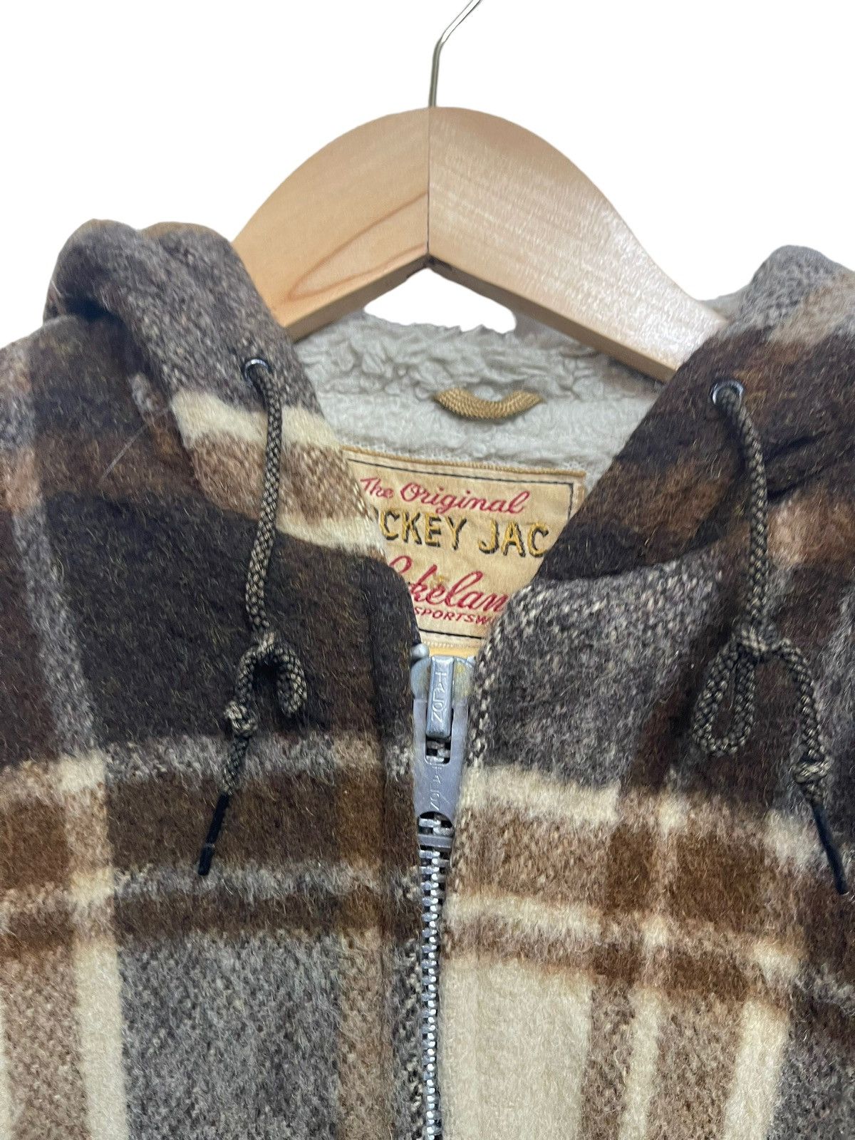 Flannel × NHL HOCKEY JAC HOODED FLANNEL VARSITY JACKET #SKU-V33 DP1 Size US L / EU 52-54 / 3 - 4 Thumbnail