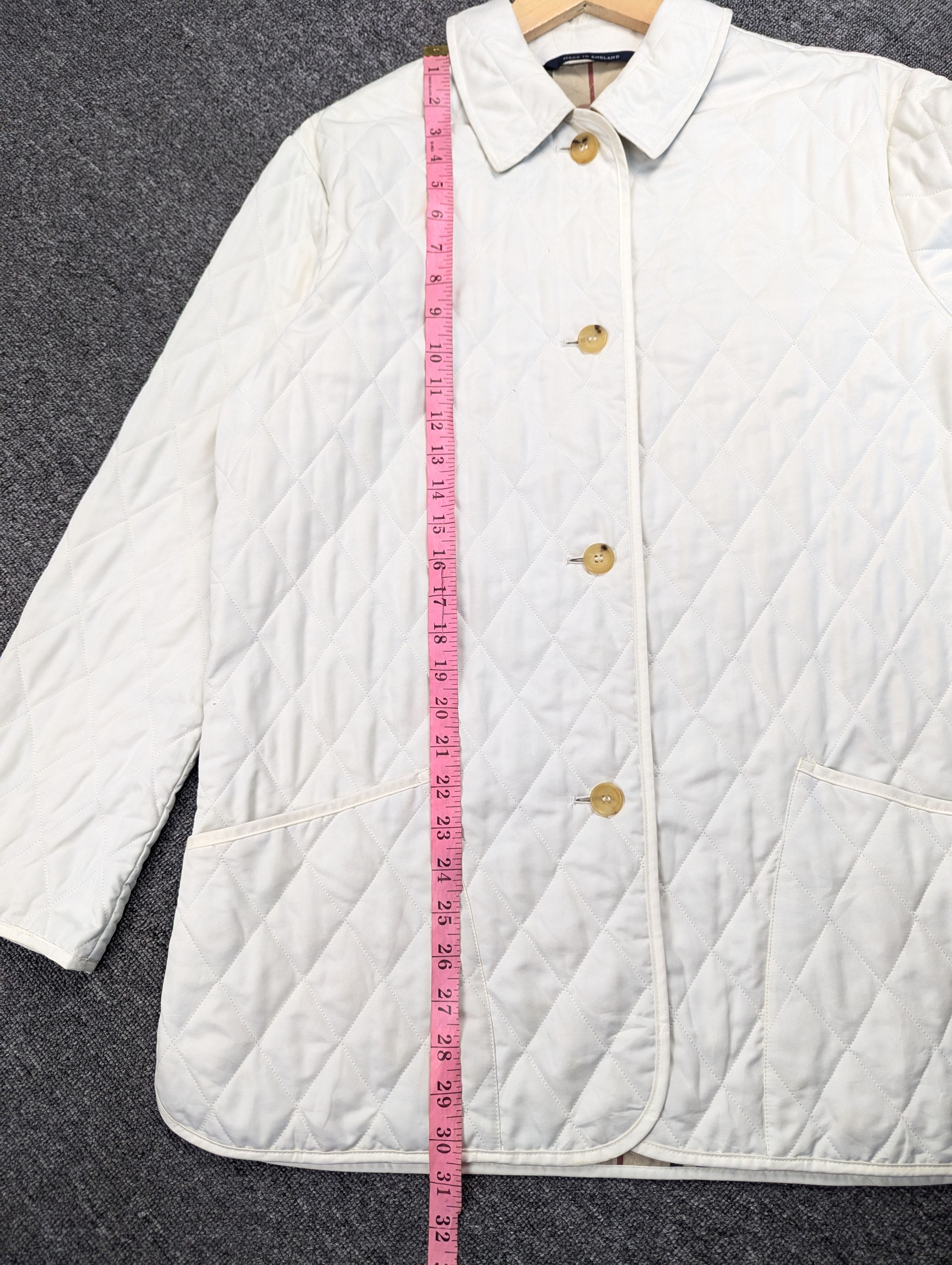 Burberry Vintage Burberry London Quilted Button Ups Jacket Size L / US 10 / IT 46 - 18 Thumbnail