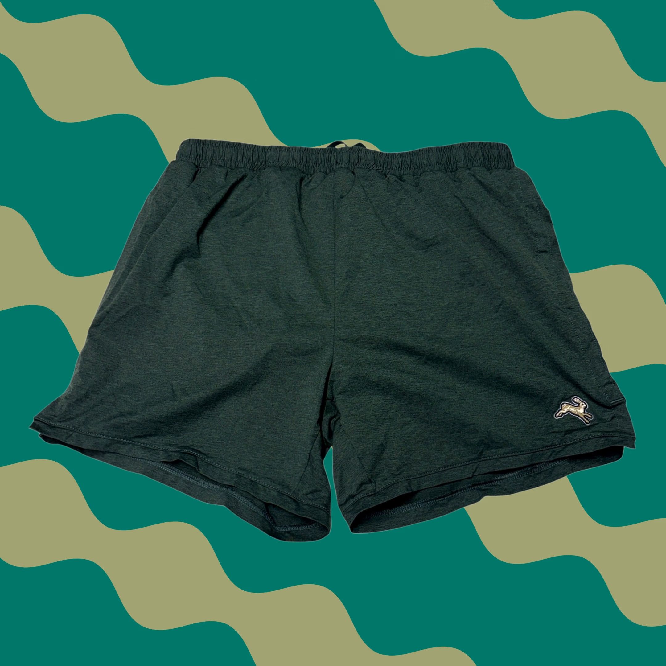 Vintage Tracksmith Session Shorts Mens S Small W27 L5 Forest Green Heather Running Size US 29 - 1 Thumbnail