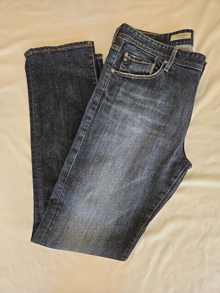 AG Adriano Goldschmied AG Adriano Goldschmied “The Graduate” Men’s Jeans 36x34 Size US 36 / EU 52 - 1 Thumbnail