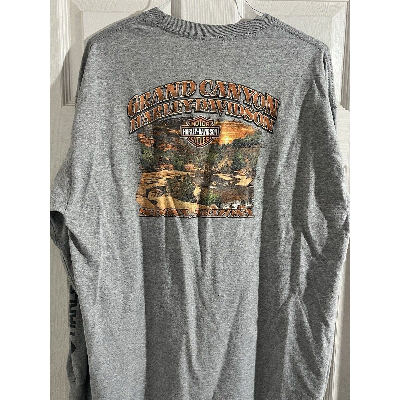 Harley Davidson Harley Davidson Grand Canyon Long Sleeve Shirt XL Sedona, CA Size US XL / EU 56 / 4 - 4 Thumbnail