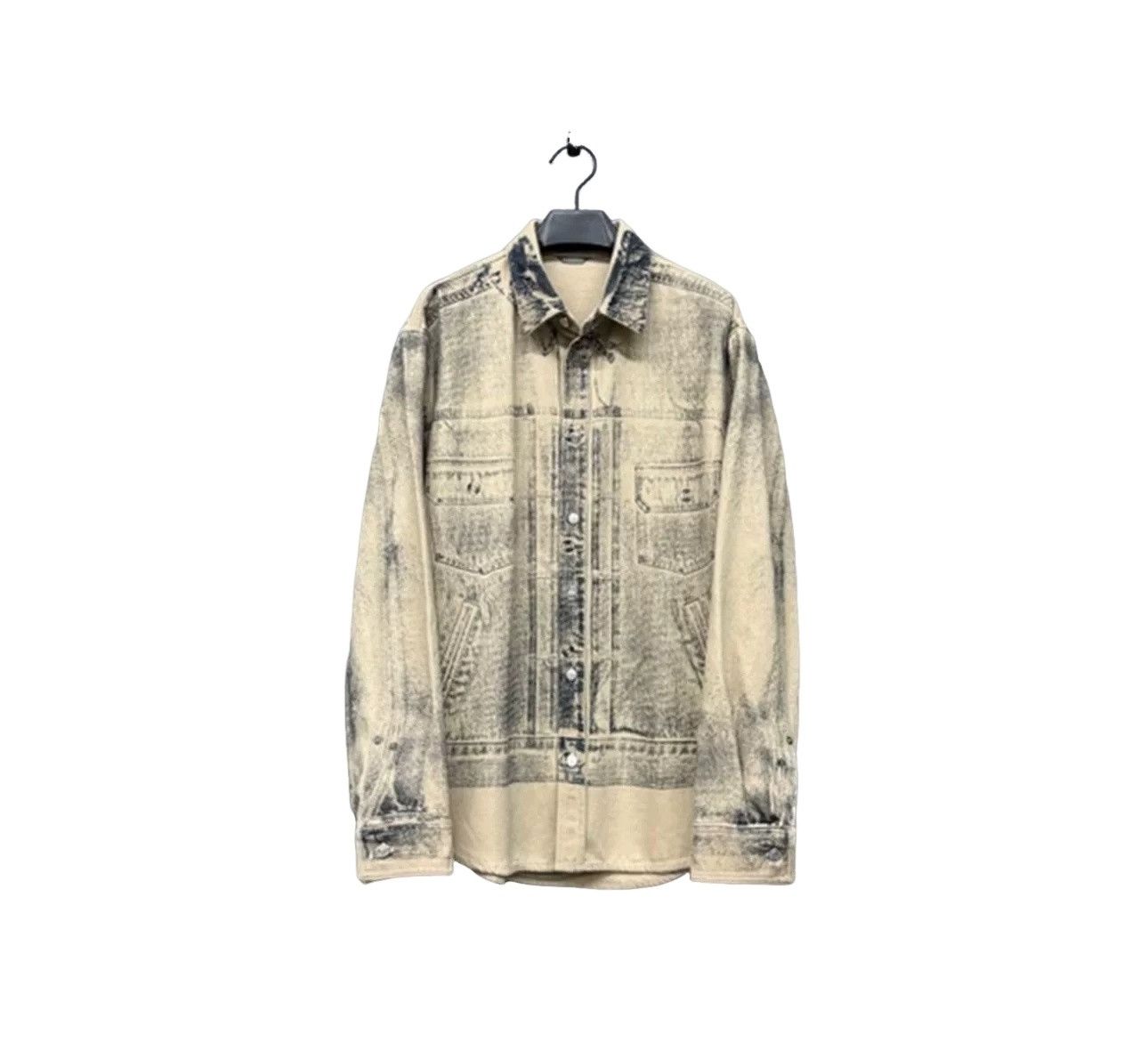 Dior Dior Distressed Print Denim Jacket 39 Size US M / EU 48-50 / 2 - 1 Thumbnail