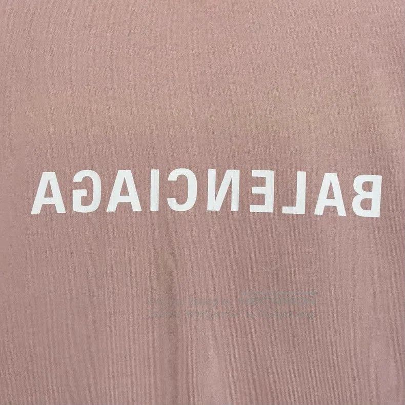 Balenciaga Balenciaga Logo Letter Printed Round Neck Short Sleeve T-S Size US S / EU 44-46 / 1 - 7 Thumbnail