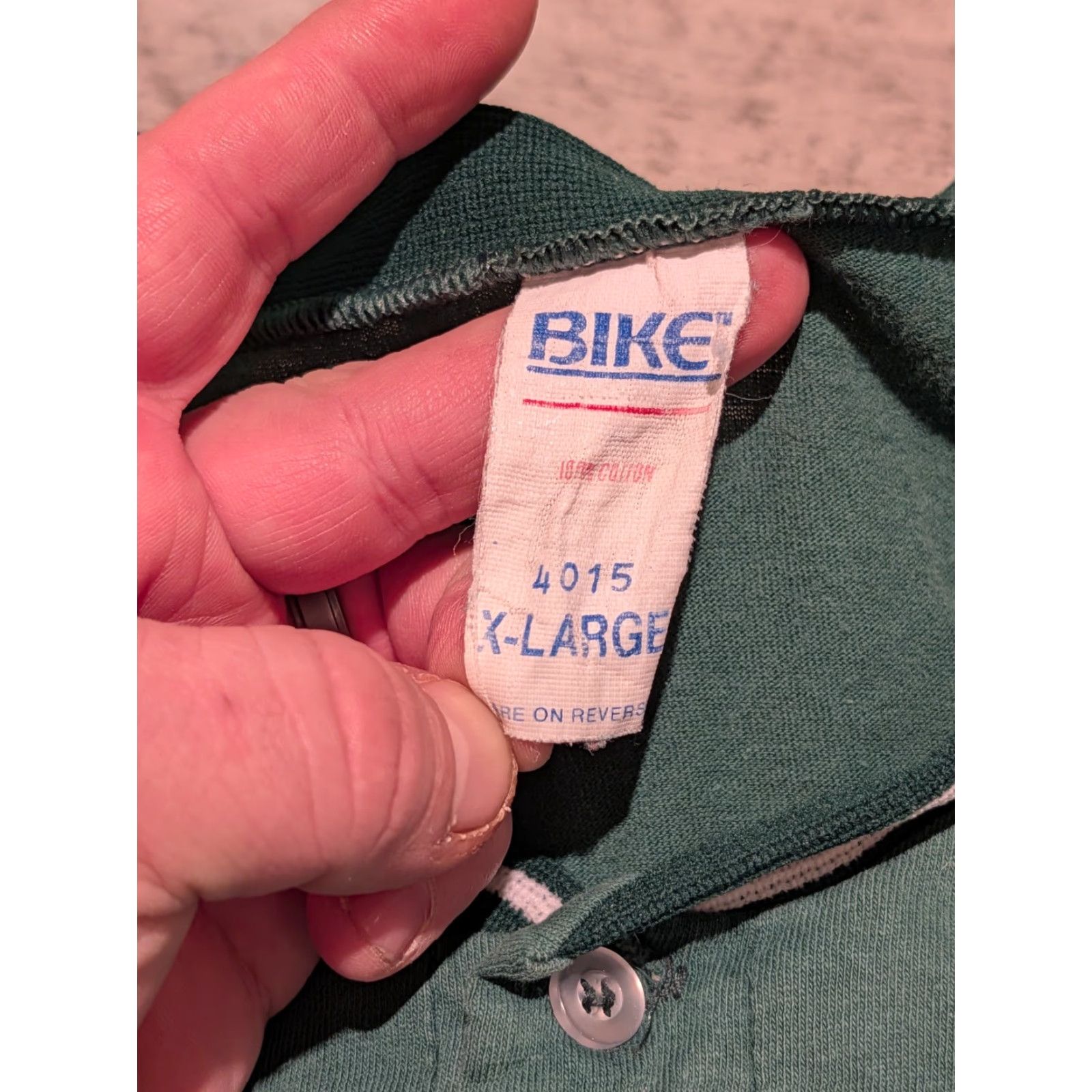 Vintage VINTAGE Bike Athletic Polo Shirt Collared Tee USA Made Green XL 80s Mens Size US XL / EU 56 / 4 - 7 Thumbnail