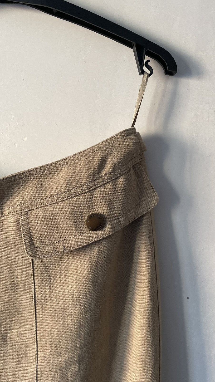 Burberry Prorsum burberry prorsum lino linen midi skirt Size 24" / US 00 / IT 34 - 7 Thumbnail