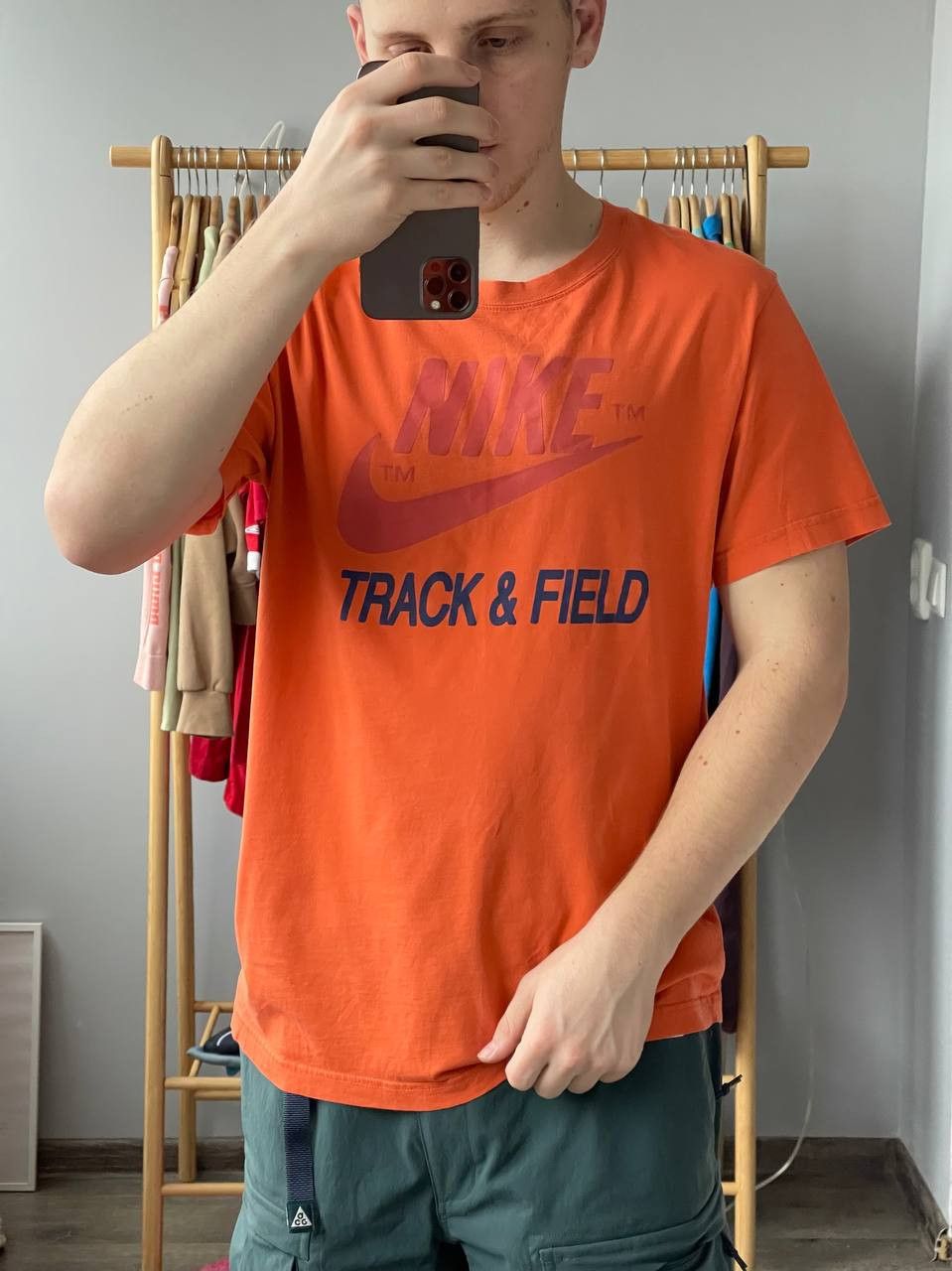 Nike × Streetwear × Vintage vintage nike big logo tee 90s Size US L / EU 52-54 / 3 - 1 Thumbnail