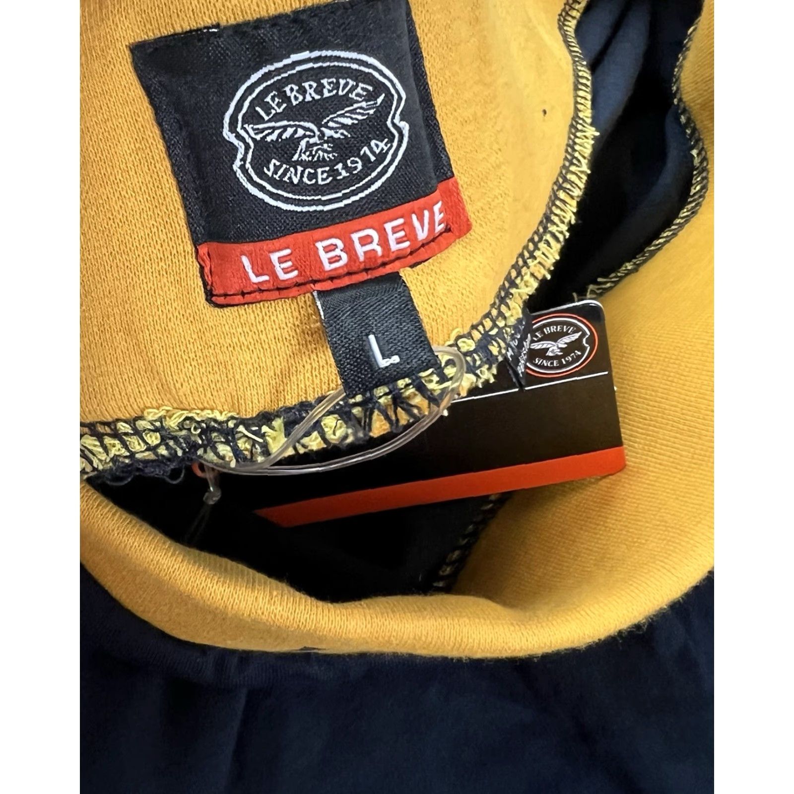 Vintage NWT Le Breve Joggers Lounge Sweatpants Pockets Men Blue Size L Size US 33 - 6 Thumbnail
