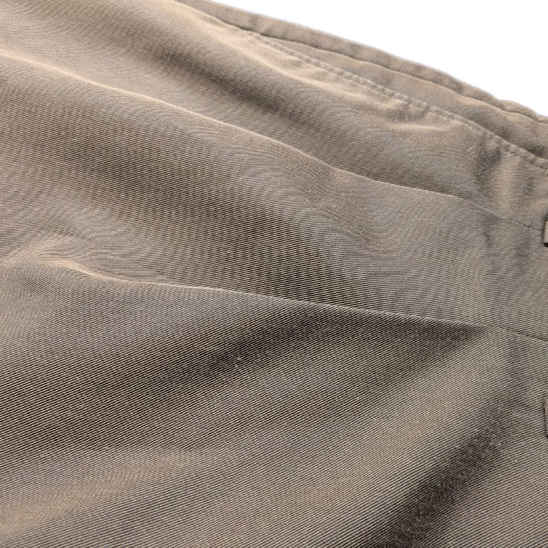 Stafford Stafford Brown Cuffed Pleated Pants w/ Offset Buttonhole Size US 40 / EU 56 - 7 Thumbnail