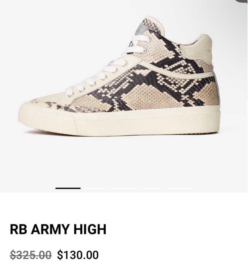 Rag & Bone Women's rag & bone Sneakers, 6.5, snake Size US 6.5 / IT 36.5 - 1 Thumbnail