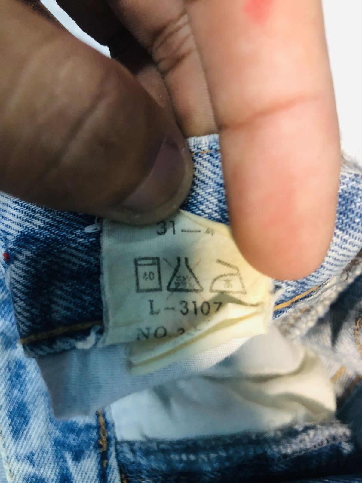 Japanese Brand Open 203-CX Original Jeans (10) Size US 27 - 11 Thumbnail