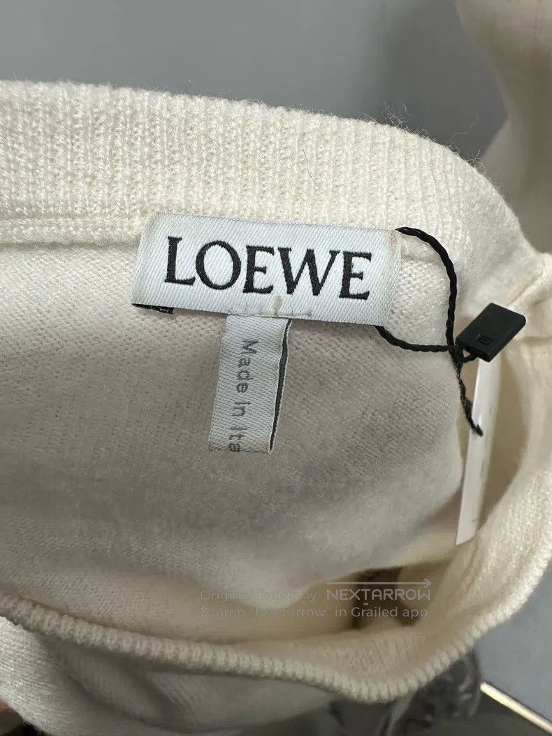 Loewe Loewe Pocket Embroidered Logo Wool Knit Top Size S / US 4 / IT 40 - 4 Thumbnail