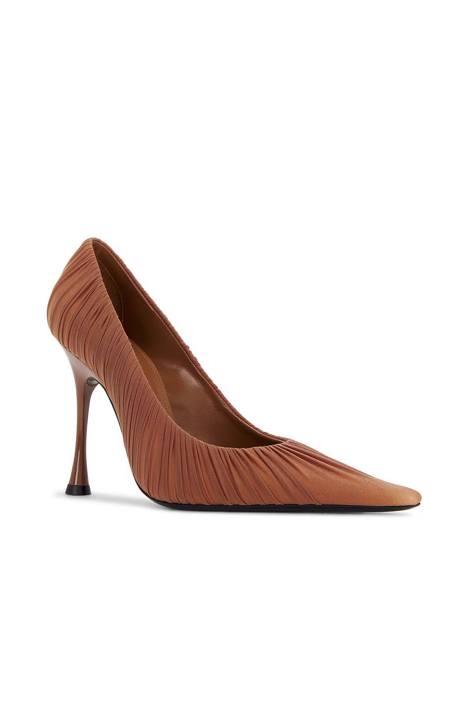 Saint Laurent Paris o1tr1nto0326 805750 Emmanuelle Pumps Heels in Draped Jersey Size US 7 / IT 37 - 2 Thumbnail