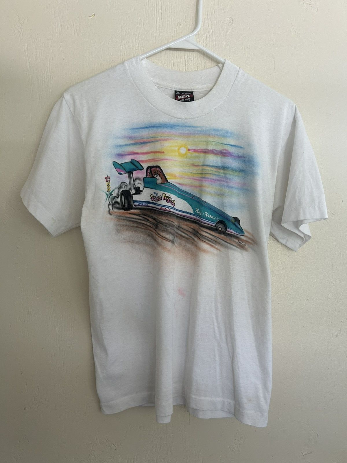 Vintage Vintage My Science Project Racecar Art T-shirt Size US M / EU 48-50 / 2 - 1 Thumbnail