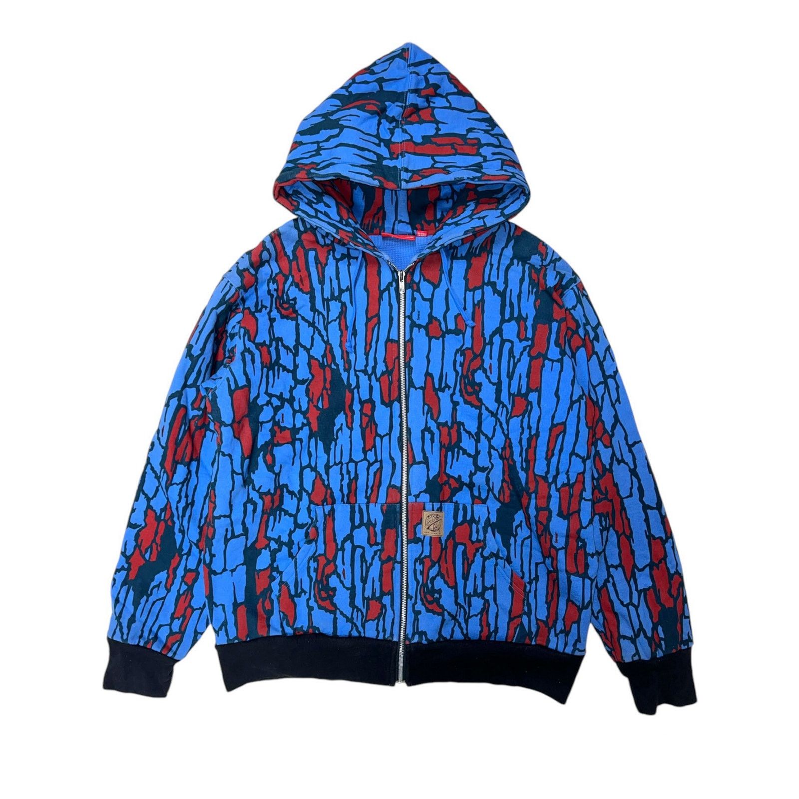 Supreme Thermal Zip Up Hoodie | Grailed