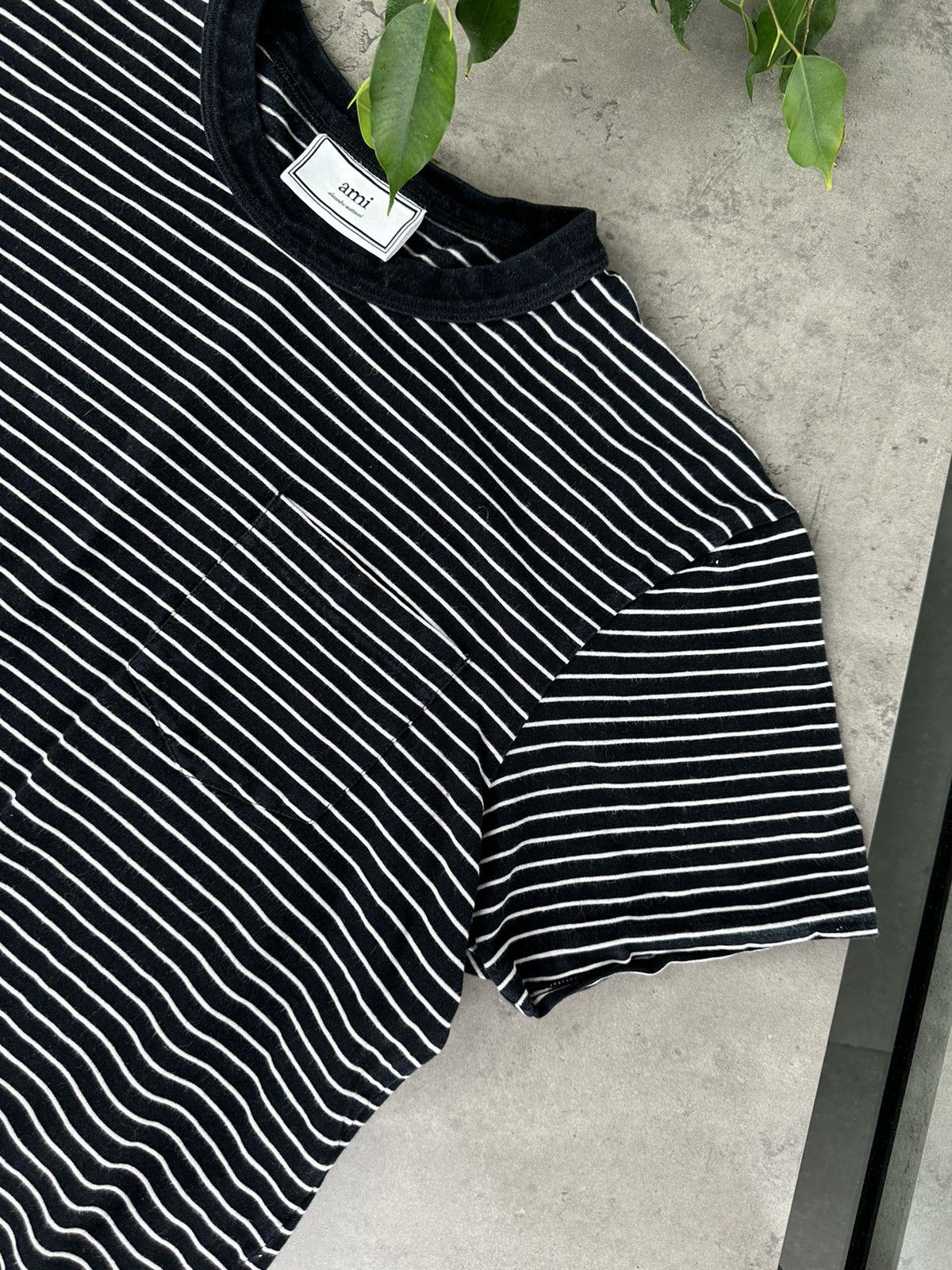 AMI AMI Stripped T-Shirt Size M / US 6-8 / IT 42-44 - 5 Thumbnail