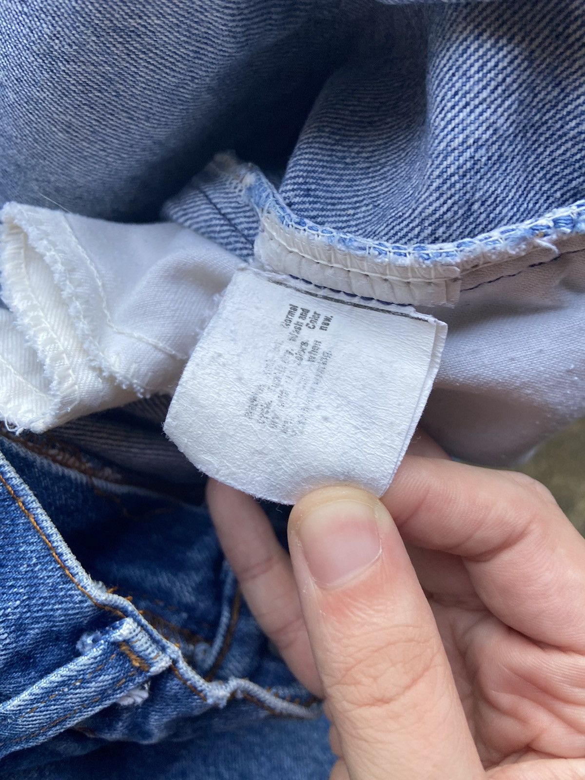 Levi's Crazy Vintage Levis Orange Tab Blue Jeans 34x32 Size US 34 / EU 50 - 5 Thumbnail