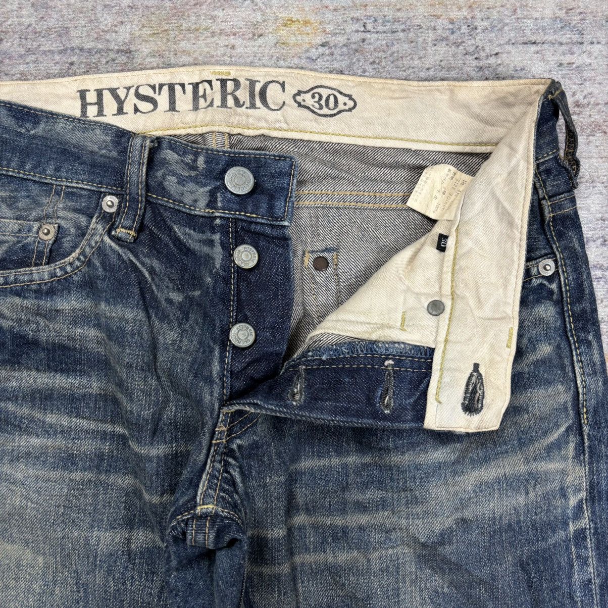 Hysteric Glamour Hysteric Glamour indigo selvedge washed jeans Size US 30 / EU 46 - 7 Thumbnail