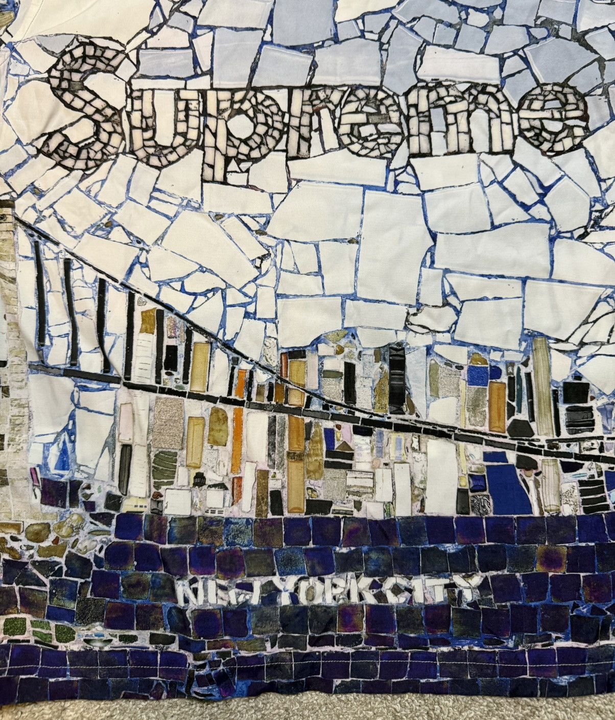 Supreme Supreme Mosaic Button-Up Shirt Size US S / EU 44-46 / 1 - 4 Thumbnail