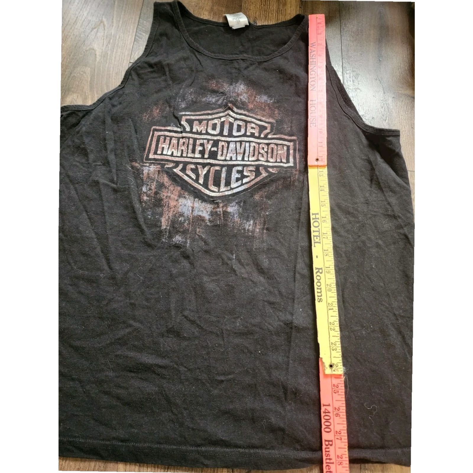 Harley Davidson Harley-Davidson Black Sleeveless Shirt Tank Top Motorcycles Mens XL Cotton Graphic Print Biker Logo Size US XL / EU 56 / 4 - 3 Thumbnail