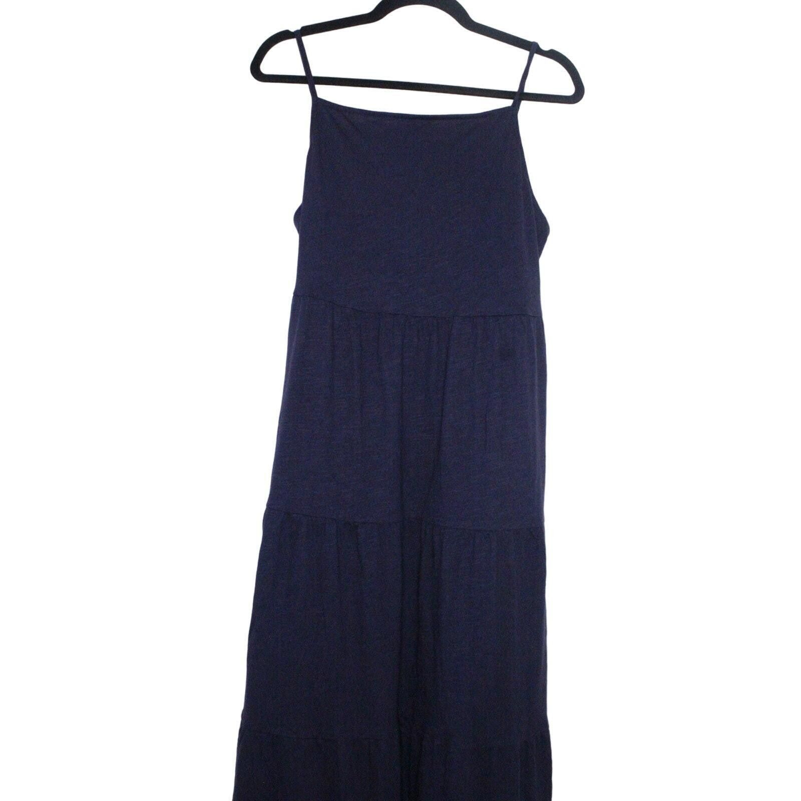 Gap Gap Women's Pleated Maxi Dress Navy Blue Size Medium Size M / US 6-8 / IT 42-44 - 2 Thumbnail