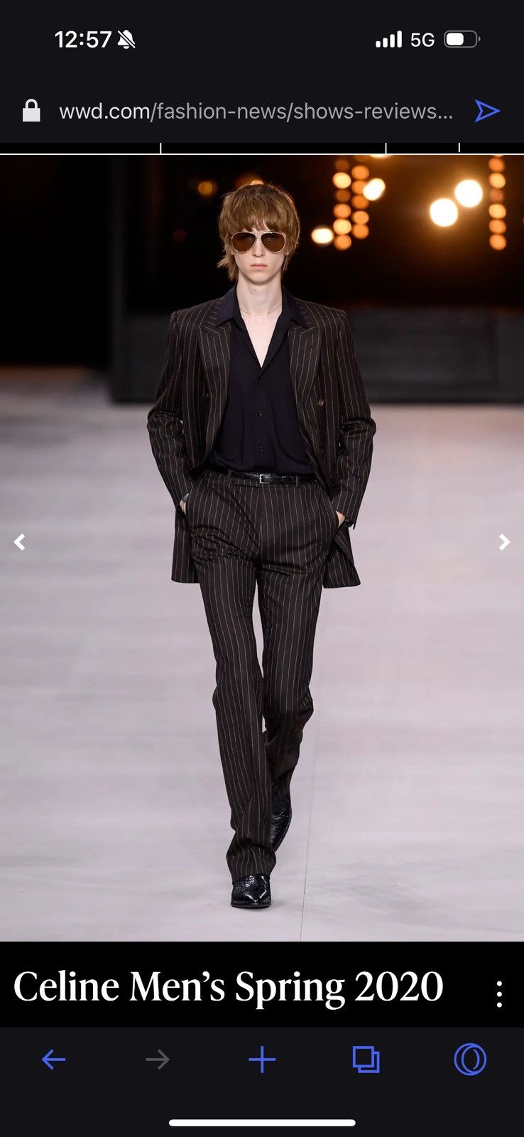 Celine Celine by Hedi Slimane Drugstore Black Slim Button Up Shirt Size US M / EU 48-50 / 2 - 7 Thumbnail