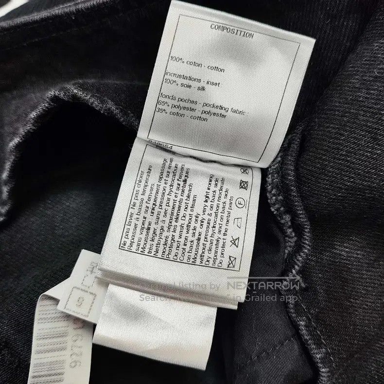 Chanel Chanel Denim stitched wide-leg trousers Size 24" / US 00 / IT 34 - 6 Thumbnail