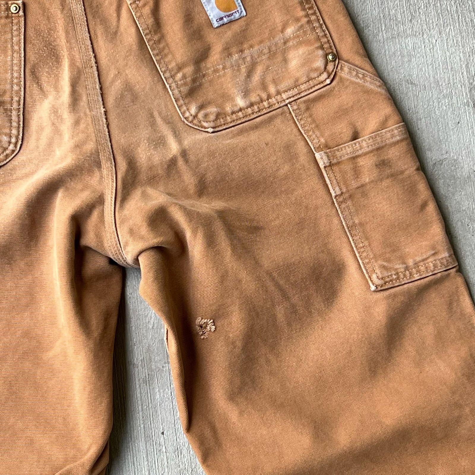 Carhartt × Vintage Carhartt brown double knee work wear carpenter pants Size US 29 - 8 Thumbnail