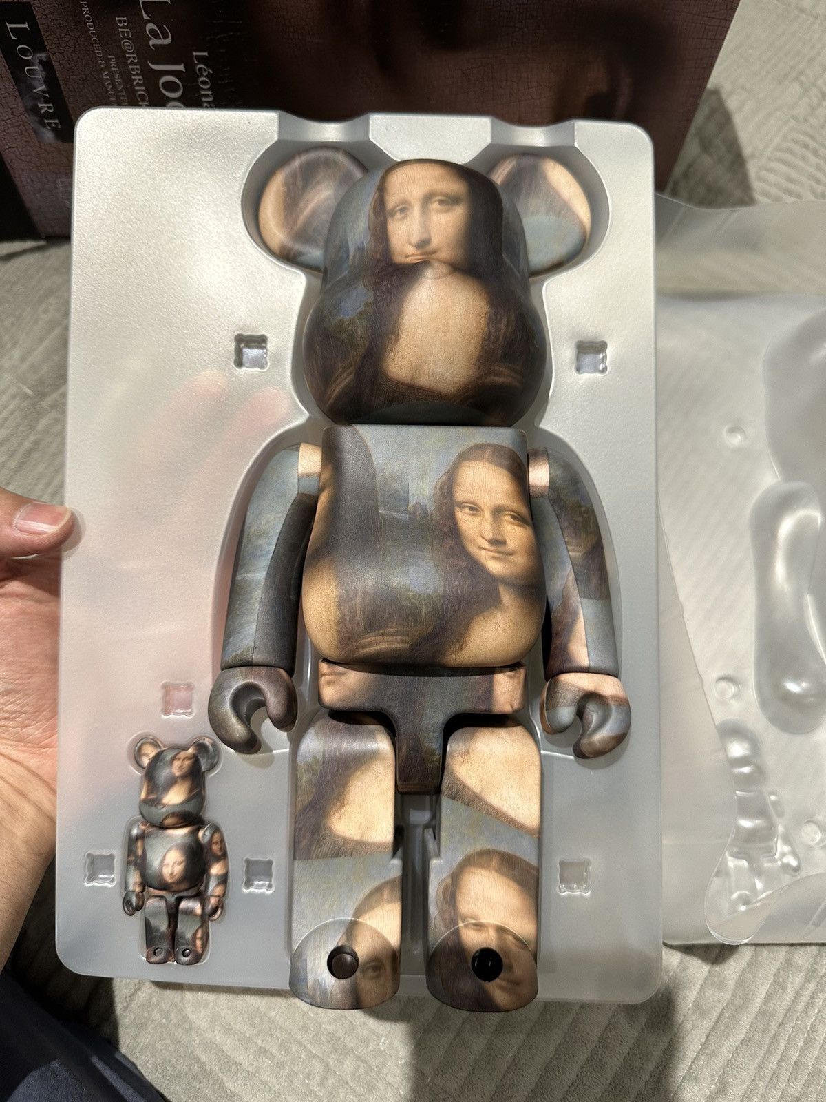 キャラクターグッズ MEDICOM TOY - BE@RBRICK LEONARD DE VINCI Mona Lisa400 BE@RBRICK SERIES 50