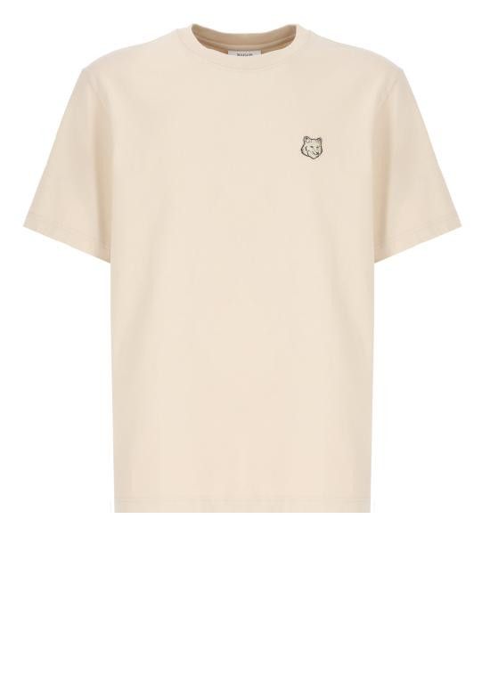 Maison Kitsune MAISON KITSUNE Men T-Shirts MM00127 KJ0118P213 Beige Size US XL / EU 56 / 4 - 1 Thumbnail