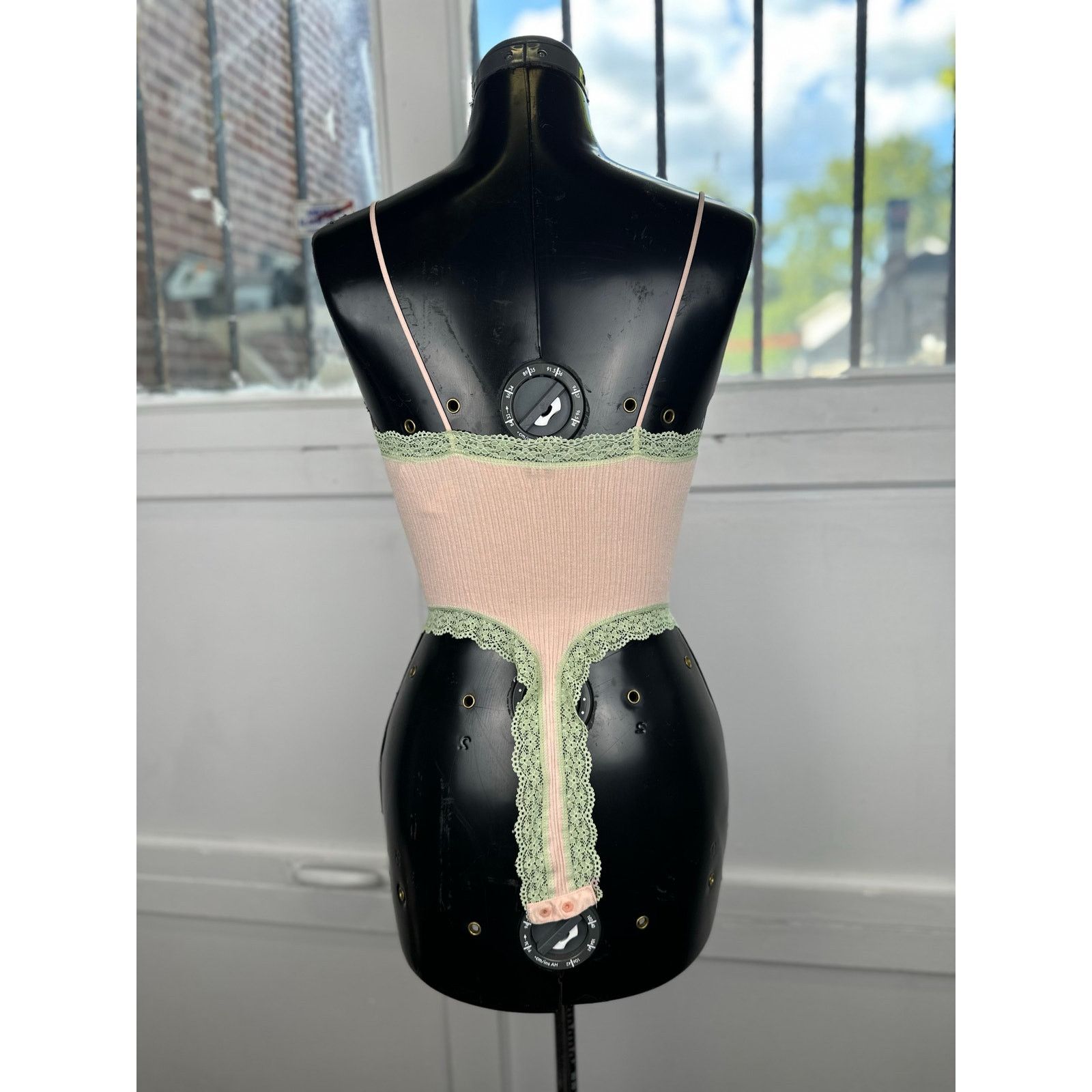 Urban Outfitters Urban Outfitters Out From Under Pink Ribbed Bodysuit Size XS Size XS / US 0-2 / IT 36-38 - 5 Thumbnail