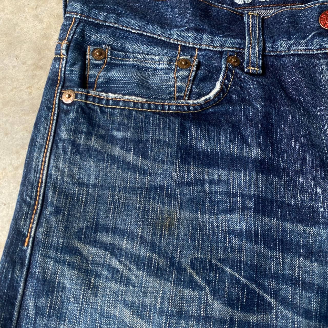 Edwin VINTAGE EDWIN LOT503 BLUETRIP FLARE DENIM FRAYED RELEASE HEM Size US 32 / EU 48 - 7 Thumbnail
