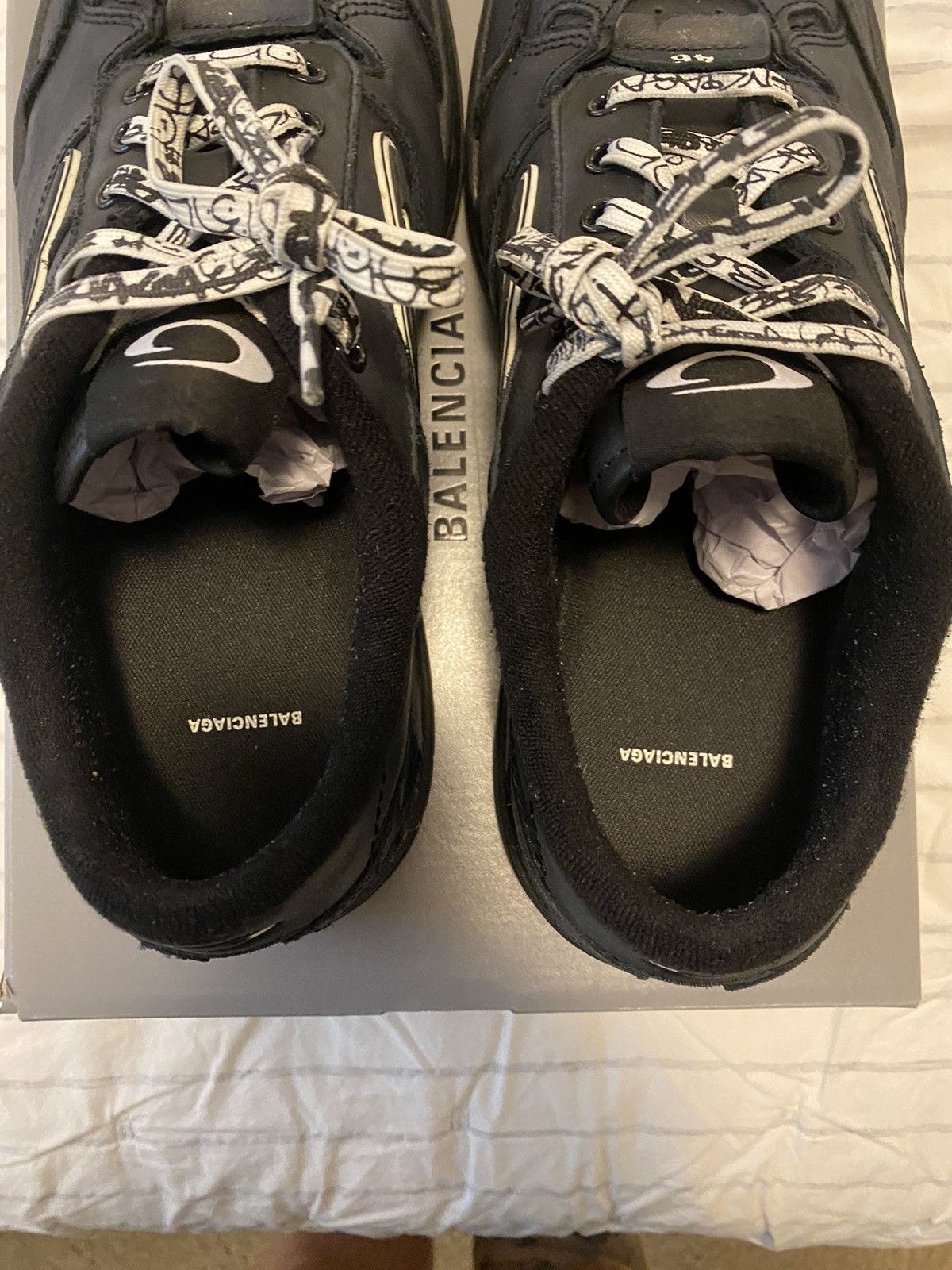 Balenciaga Balenciaga Hamptons Sneaker Black Sz46 Size US 13 / EU 46 - 8 Thumbnail