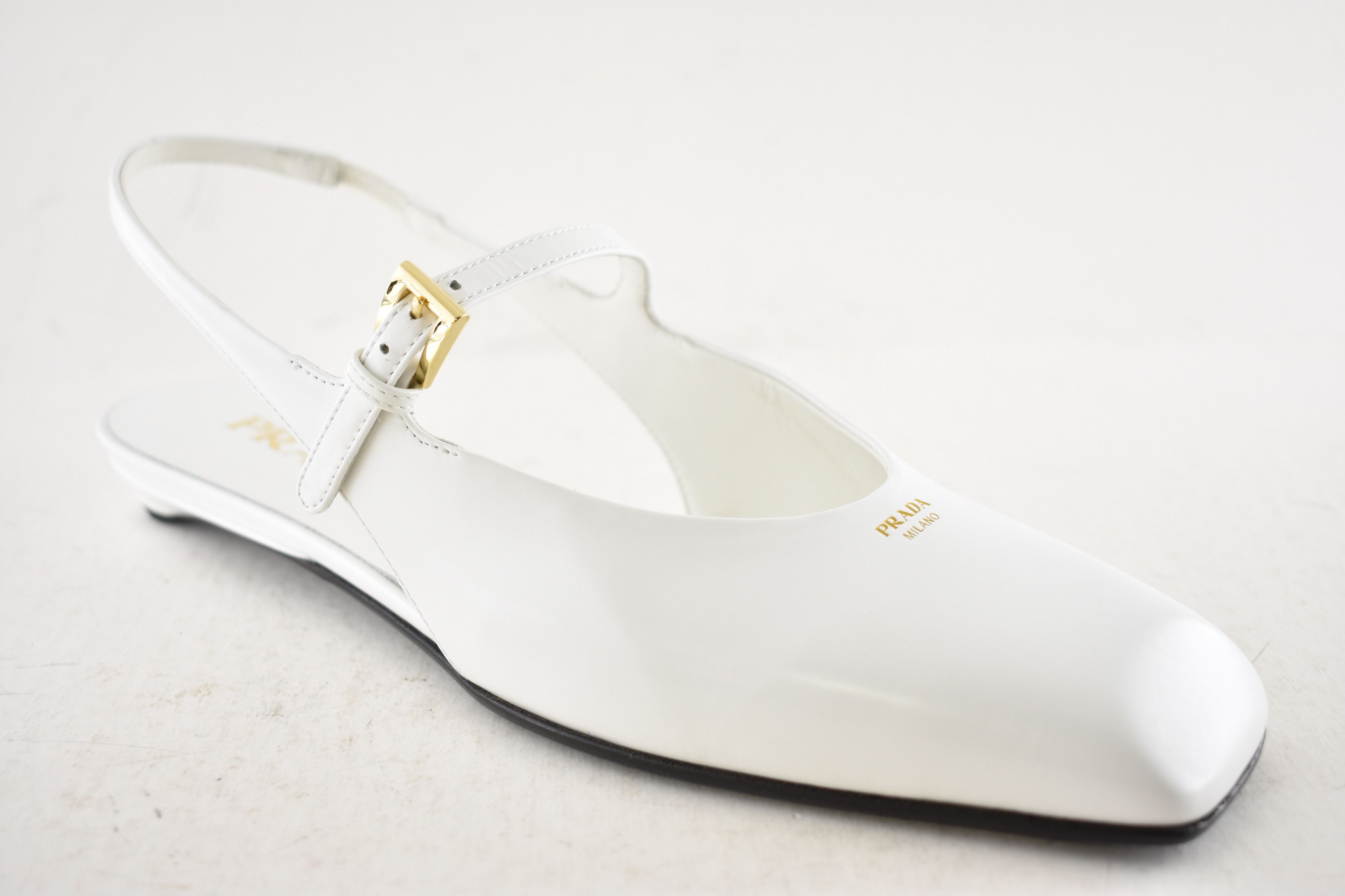 Prada Prada Leather Mary Jane Slingback Ballerina Ballet Flat 40 Size US 10 / IT 40 - 6 Thumbnail