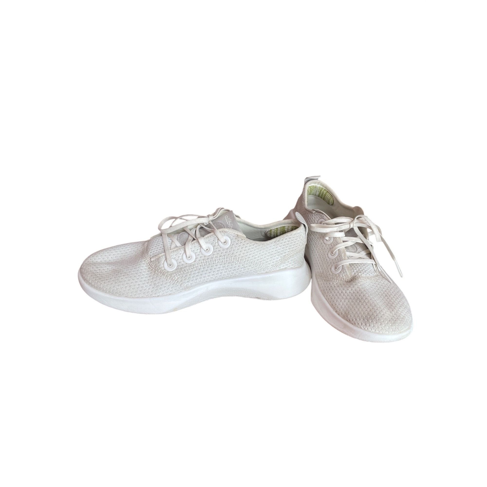 Allbirds Allbirds wms white low top comfort walking sneakers sz 7W SK Size US 7 / IT 37 - 2 Thumbnail