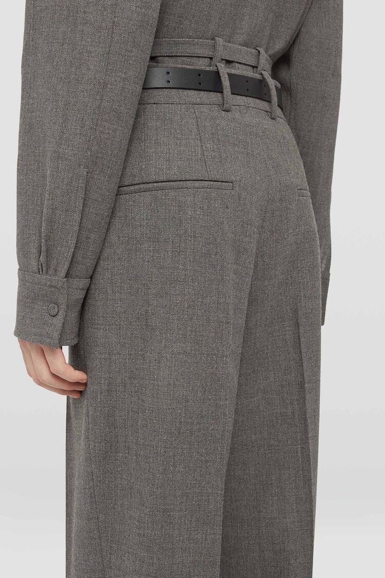 Jil Sander o1w1db10825 Belted Trousers in Grey Size US 34 / EU 50 - 7 Thumbnail