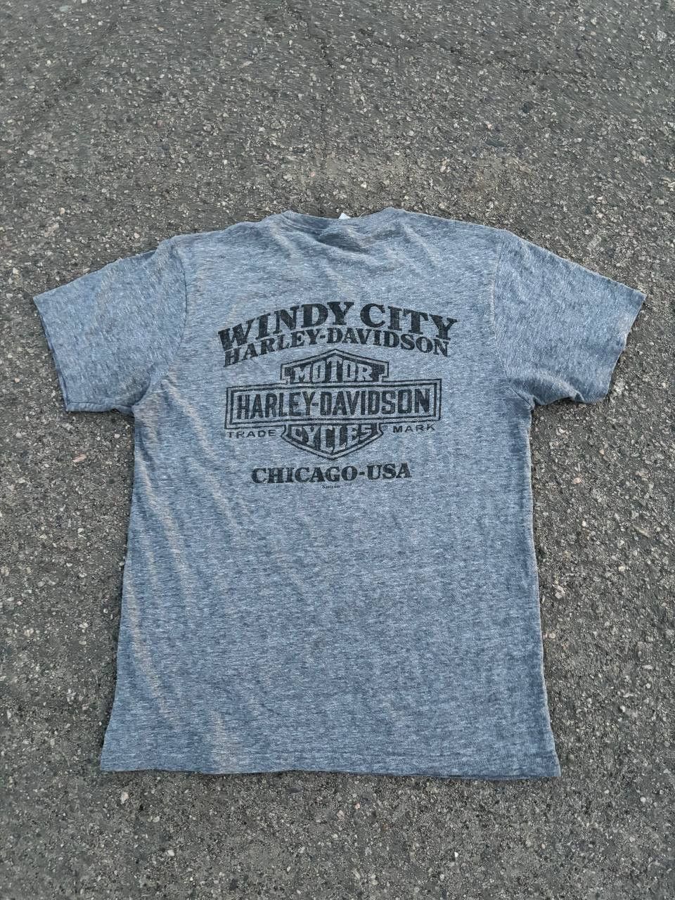 Harley Davidson × Vintage Vintage Y2K Harley Davidson Chicago USA T Shirt Size US L / EU 52-54 / 3 - 7 Thumbnail
