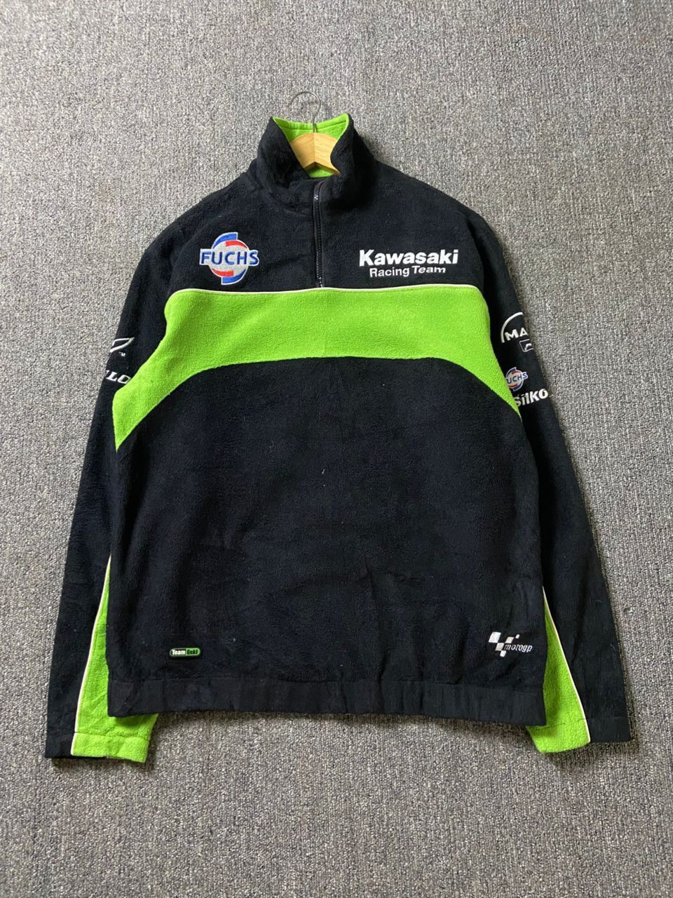 Japanese Brand Kawasaki Racing Team Motogp Half Zip Fleece Jacket (183) Size US S / EU 44-46 / 1 - 1 Thumbnail