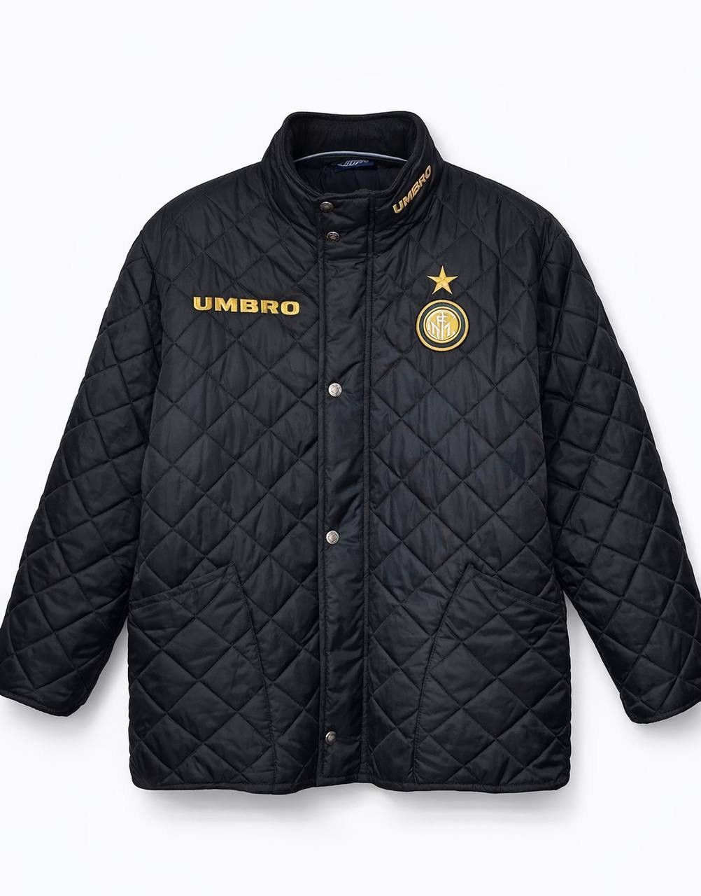 Umbro Umbro FC Inter Milan Soccer Quilted Jacket Black L Vintage Size US L / EU 52-54 / 3 - 1 Thumbnail