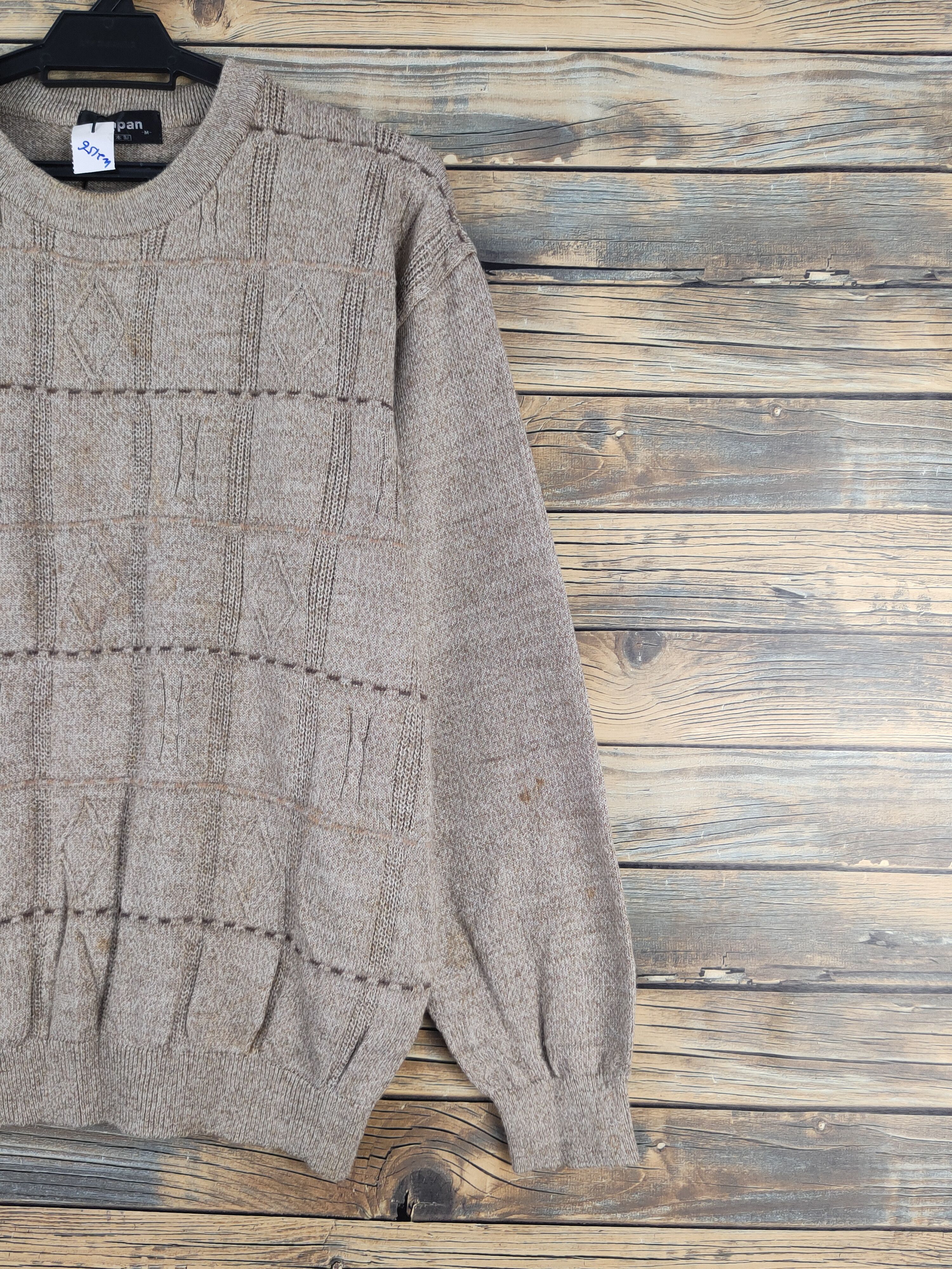 Vintage Benpan Brown Knitwear vintage Sweatshirts #W2156 Size US M / EU 48-50 / 2 - 5 Thumbnail