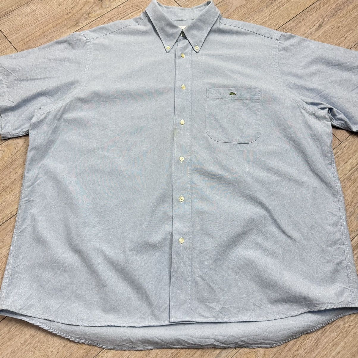 Lacoste Vintage Lacoste Short Sleeve Button Up Classy Shirt Size US XL / EU 56 / 4 - 2 Thumbnail