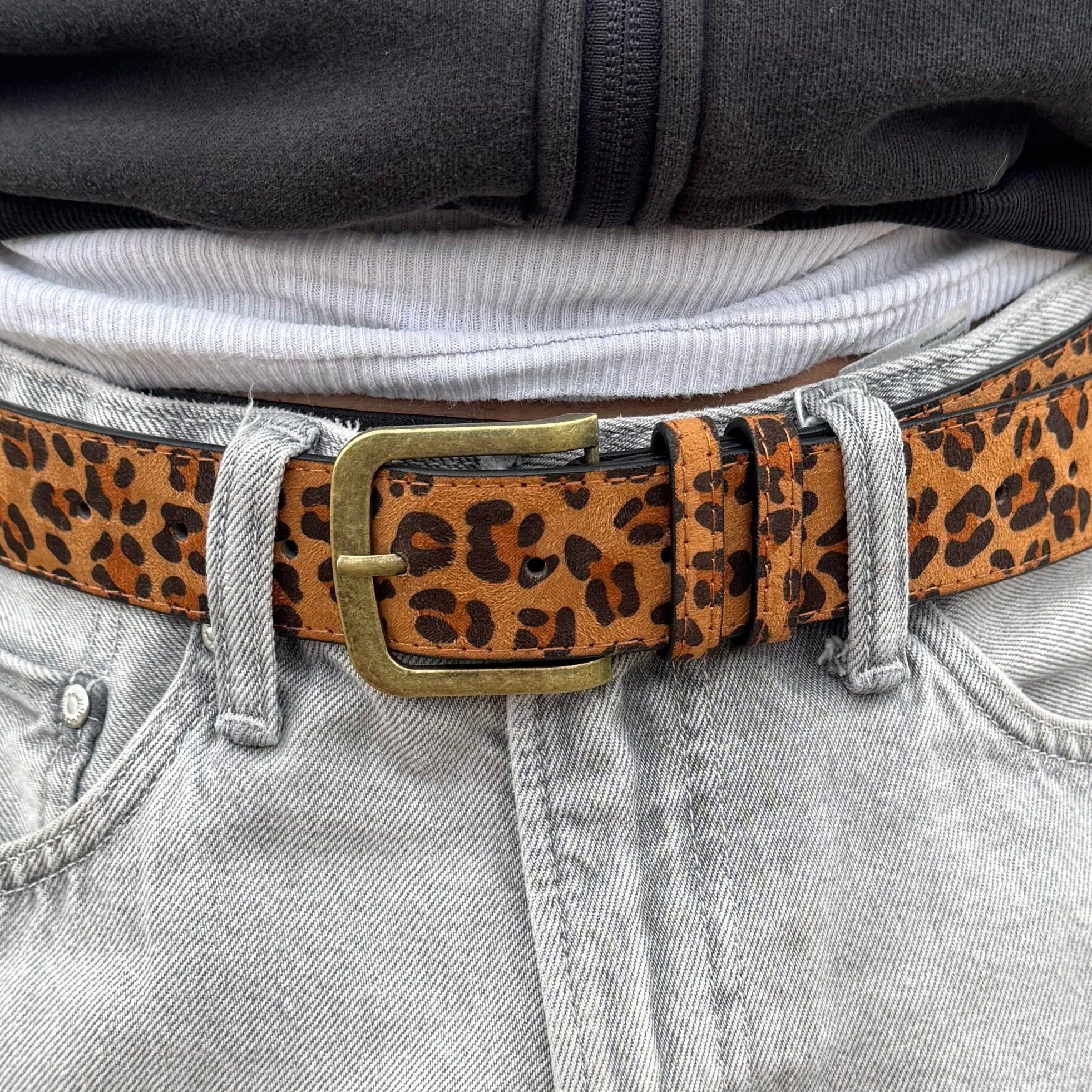Jewelry 2000s y2k Cheetah Print Belt Size ONE SIZE - 2 Thumbnail