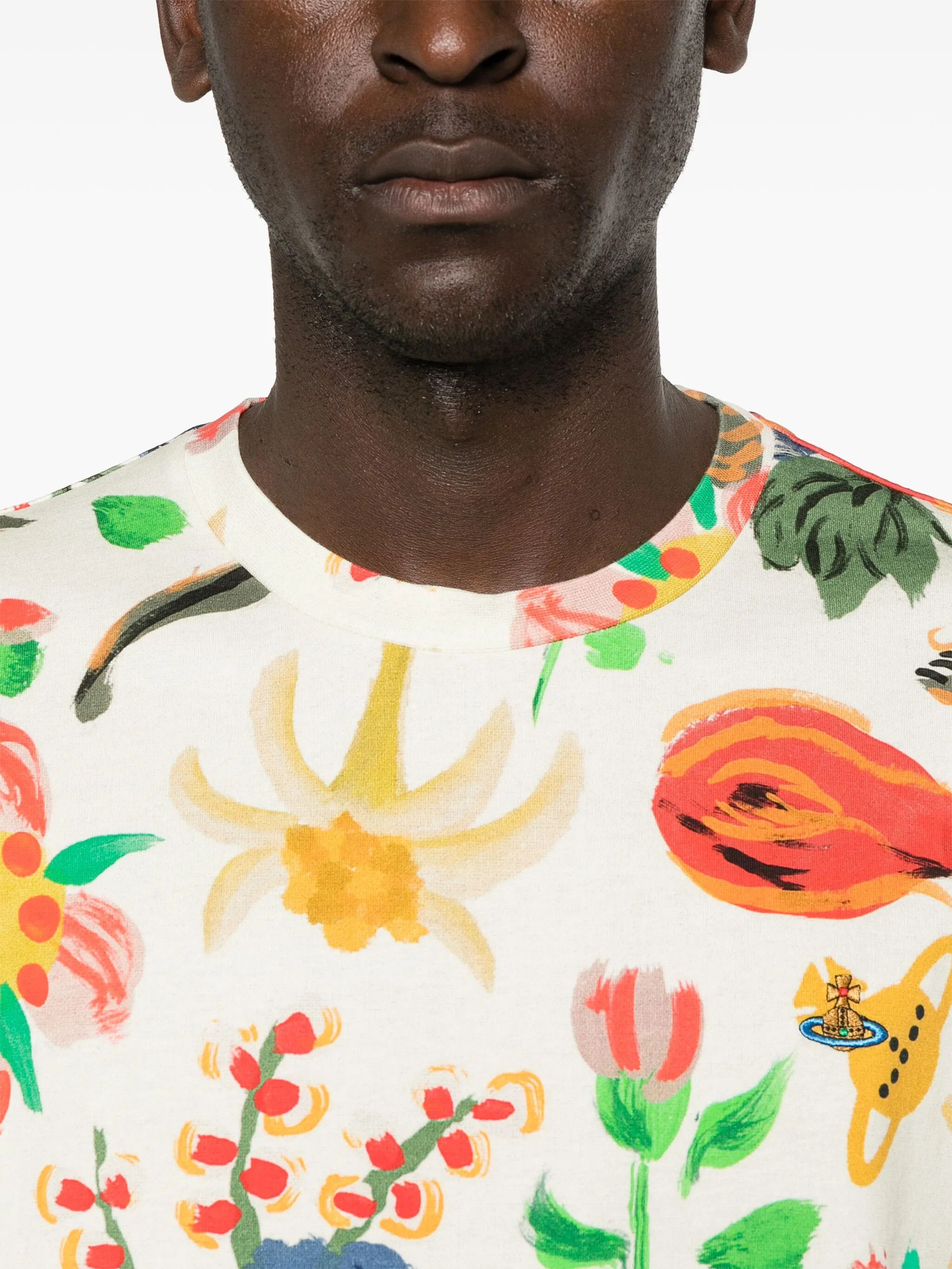 Vivienne Westwood o1f1d3z0525 Folklore-Print T-Shirt in Multicolor Size US S / EU 44-46 / 1 - 5 Thumbnail