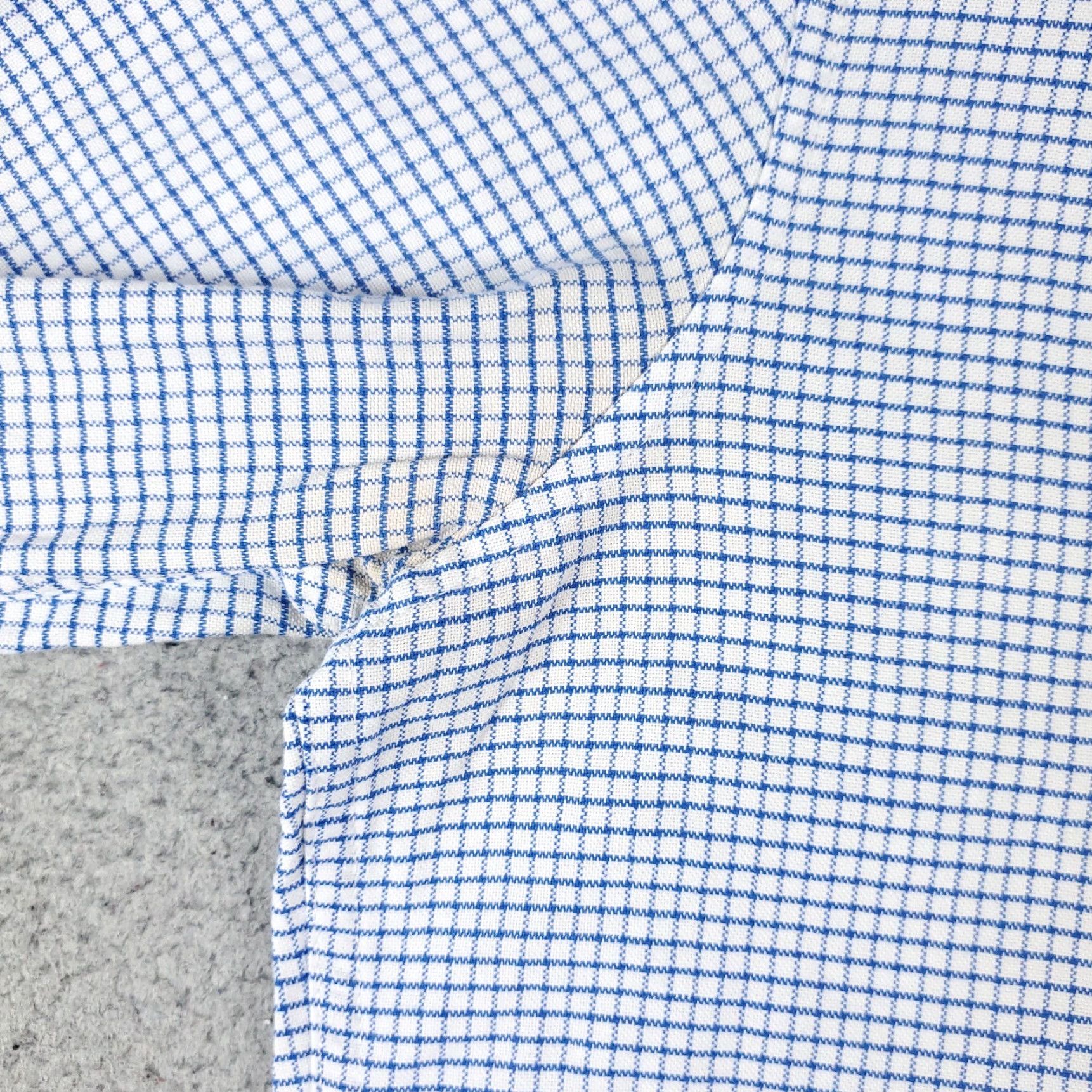 American Eagle Outfitters American Eagle Outfitters Shirt Medium Blue Check Button-Up Long Sleeve Cotton Casual Mens Size US M / EU 48-50 / 2 - 3 Thumbnail