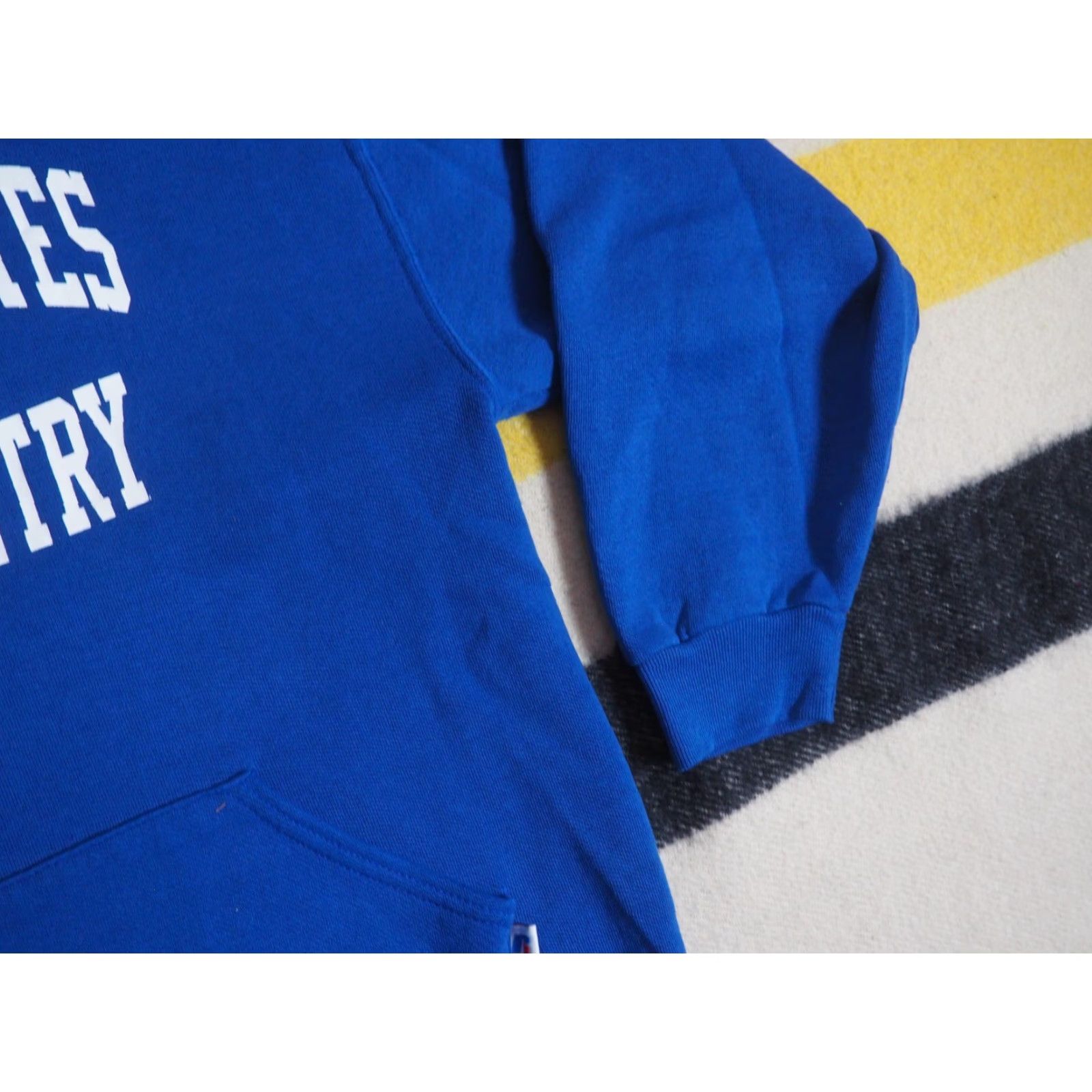 Russell Athletic VINTAGE Russell Athletic Faded Blue Cross Country Essential Hoodie Sweatshirt Mens L Size US L / EU 52-54 / 3 - 6 Thumbnail