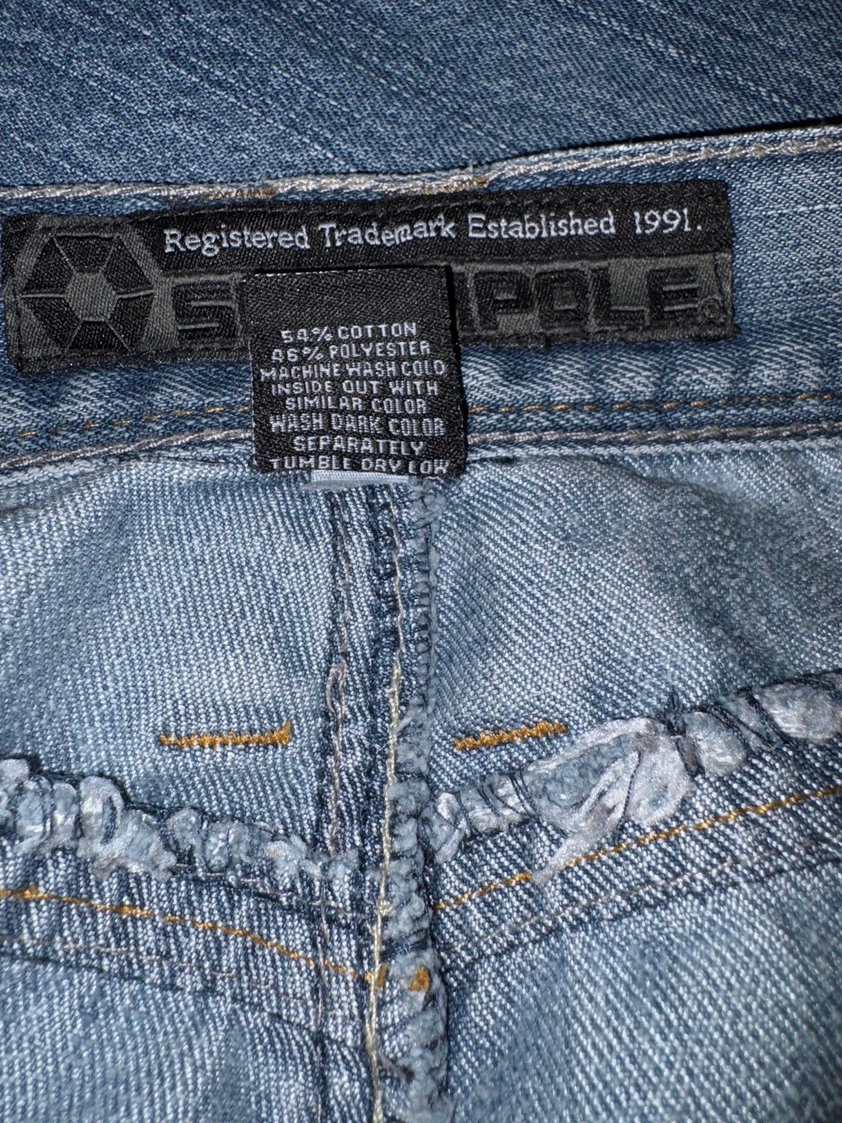 Southpole Y2K x Southpole 8180 x Streetwear x vintage Jeans Size US 34 / EU 50 - 8 Thumbnail
