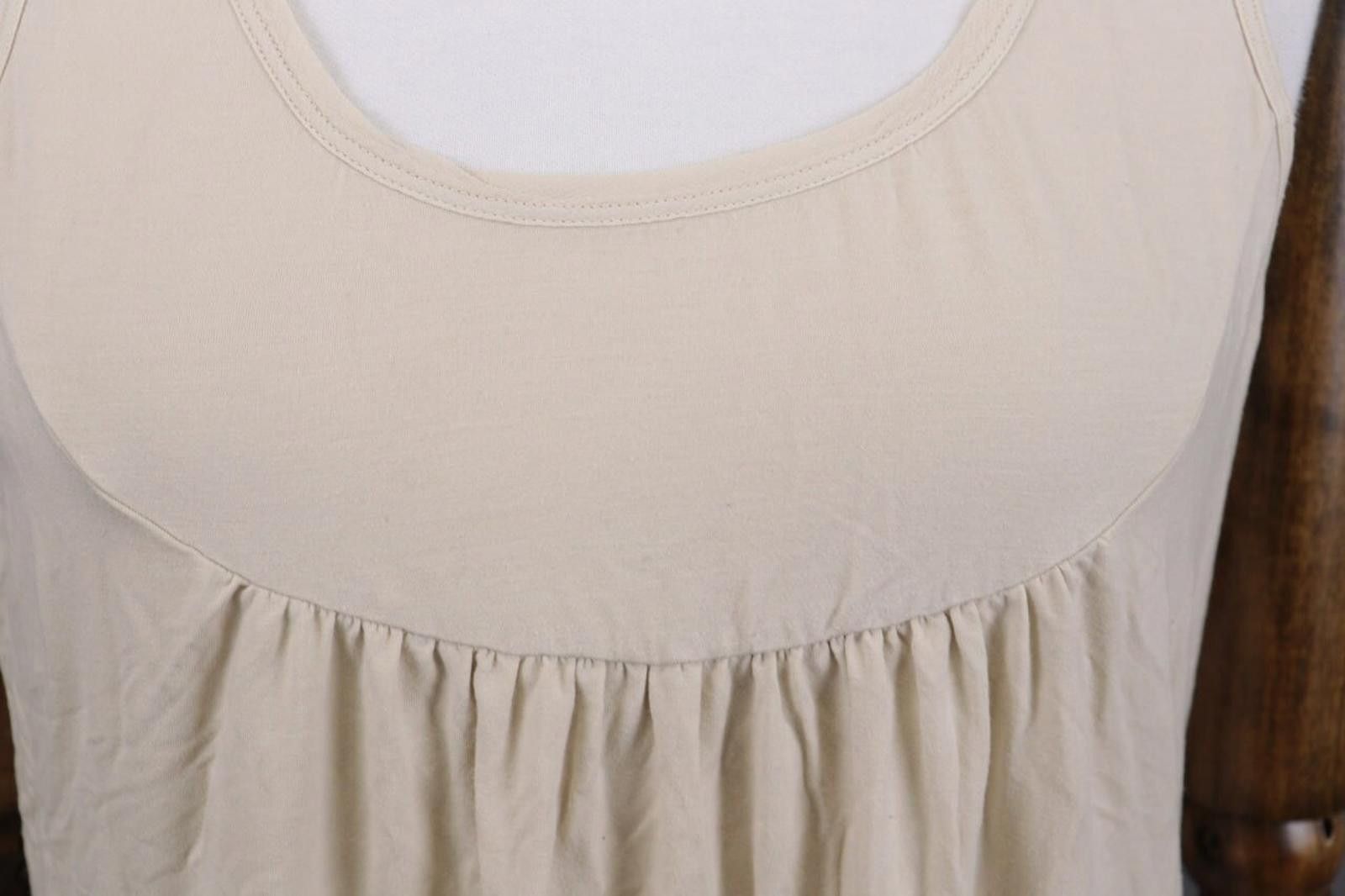 Designer Transit Par Such 134 Beige Summer Top Blouse Size 4 Size S / US 4 / IT 40 - 4 Thumbnail